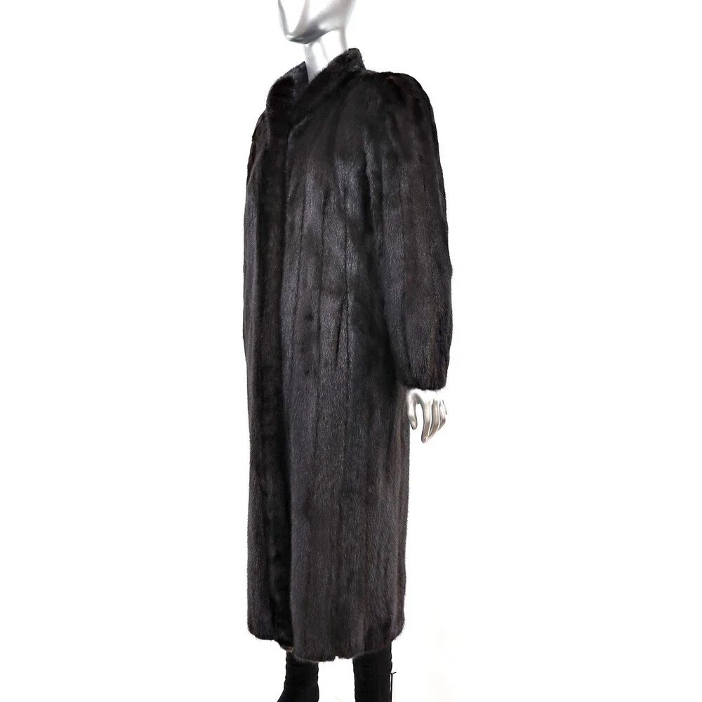 Mahogany Mink Coat- Size M - Picture 2 of 8